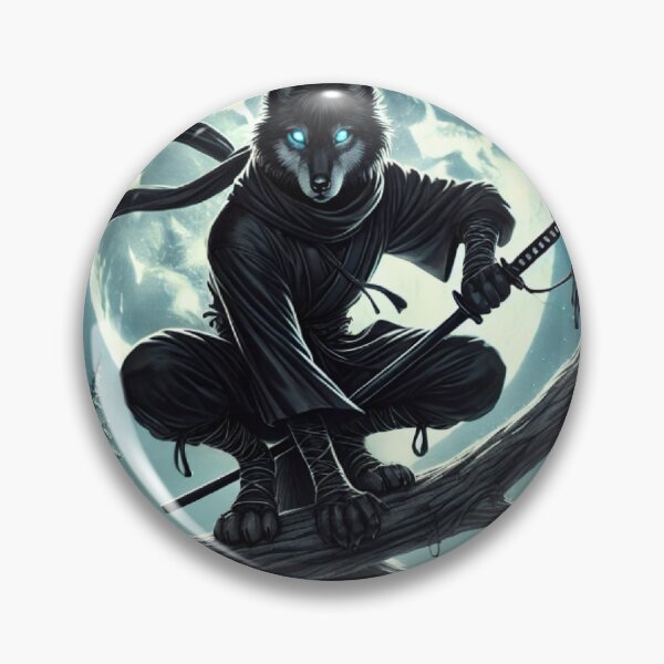Item preview, Ninja wolf designed and sold by AnimalAttires.