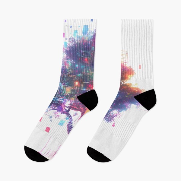 Item preview, Neon Pixelated Tree of Digital Growth designed and sold by PixelReverb.