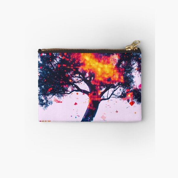 Item preview, Pixelated Neon Technology Fire Tree designed and sold by PixelReverb.