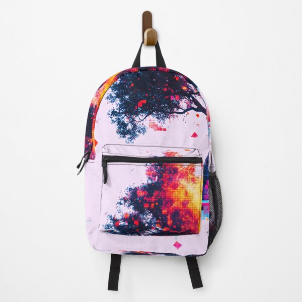 Item preview, Pixelated Neon Technology Fire Tree designed and sold by PixelReverb.