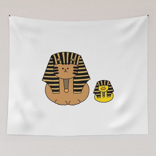 Item preview, Pharaoh the Cat and the Duck designed and sold by superbaechoo.