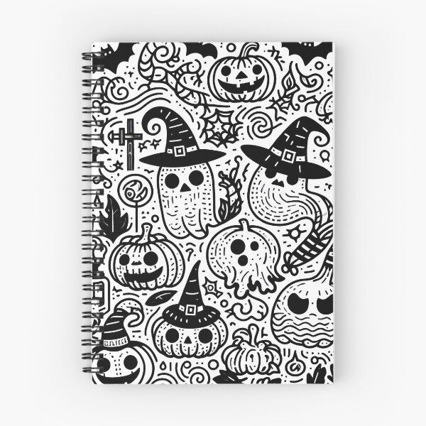 Item preview, Halloween Doodle Party designed and sold by Thai Vibe Studio.
