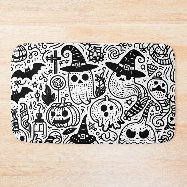 Item preview, Halloween Doodle Party designed and sold by Thai Vibe Studio.