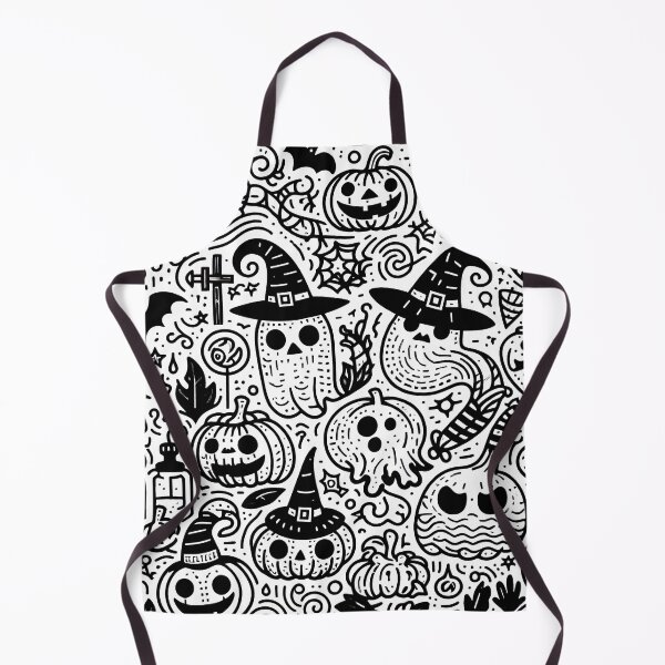 Item preview, Halloween Doodle Party designed and sold by Thai Vibe Studio.