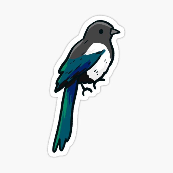 Item preview, Black billed Magpie  designed and sold by Artofmayara.