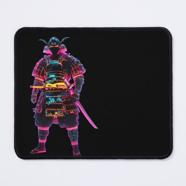Item preview, Neon Samurai in Futuristic Armor designed and sold by PixelReverb.