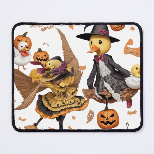 Item preview, Charming Halloween Ducks in Witch Costumes designed and sold by Spicex2.