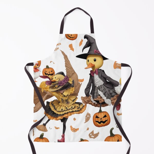 Item preview, Charming Halloween Ducks in Witch Costumes designed and sold by Spicex2.