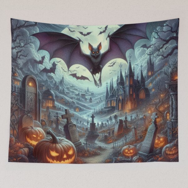 Item preview, halloween Prilep,halloween pumpkins,halloween landscape,halloween at night designed and sold by Expressions-Sel.