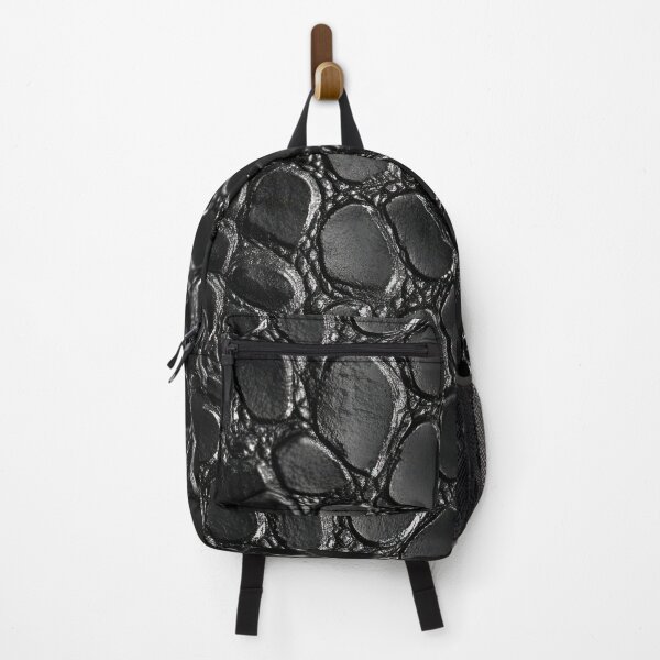 Item preview, Close-up of black crocodile leather texture designed and sold by ImagineCorner.