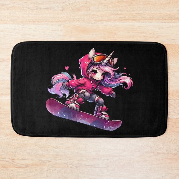 Item preview, Anime Magical Unicorn Snowboarder Extreme Winter Sports designed and sold by TomFrontierArt.
