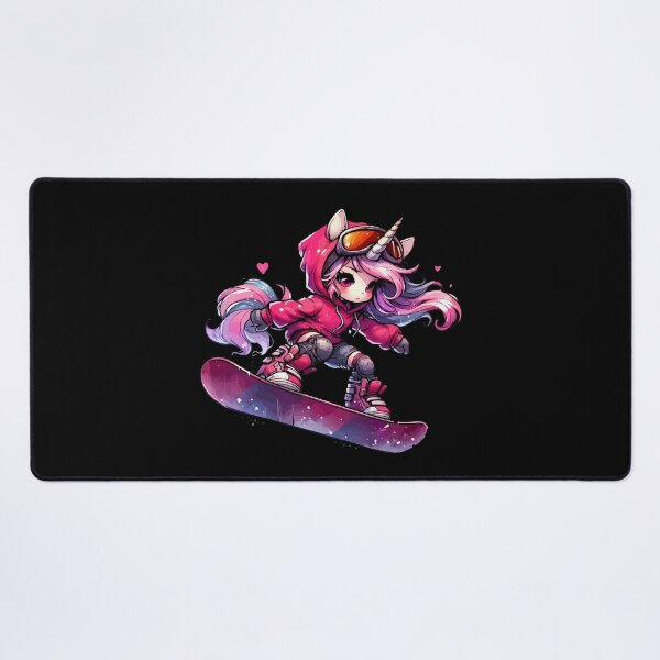 Item preview, Anime Magical Unicorn Snowboarder Extreme Winter Sports designed and sold by TomFrontierArt.
