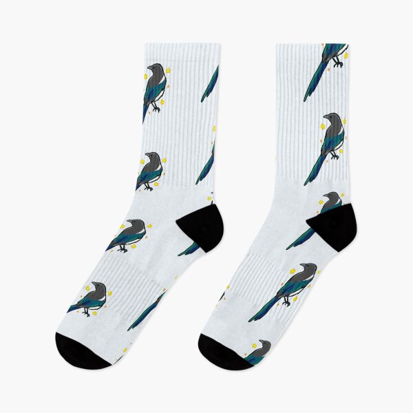 Item preview, Black billed Magpie art designed and sold by Artofmayara.