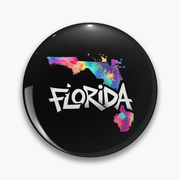 Item preview, Florida FL State Map Colorful Graffiti Men Women Kids designed and sold by CrafterCave.