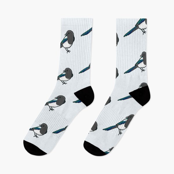 Item preview, Black billed Magpie art designed and sold by Artofmayara.