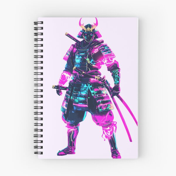 Item preview, Cyberpunk Samurai in Neon Armor designed and sold by PixelReverb.