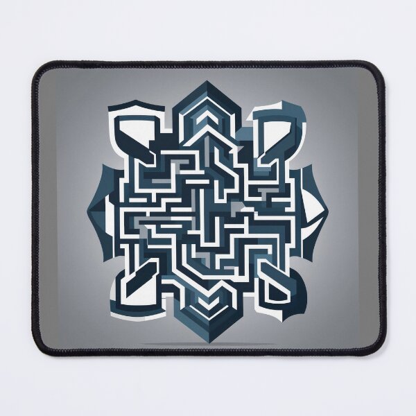 Item preview, Minimalist Abstract Geometric Maze designed and sold by Prachodayat Artworks.