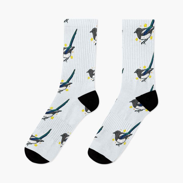 Item preview, Black billed Magpie art designed and sold by Artofmayara.