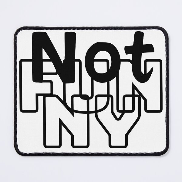 Item preview, Not Funny - Abstract Lettering with Bold Alignment designed and sold by Hummy-studio.