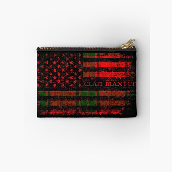 Artikelvorschau, Clan Maxton Schottischer Tartan US-Flagge Kilt Schottland entworfen und verkauft von Clan1093.
