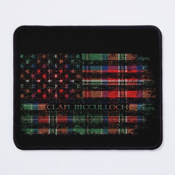 Item preview, Clan McCulloch Scottish tartan US flag kilt Scotland 2 designed and sold by Clan1093.