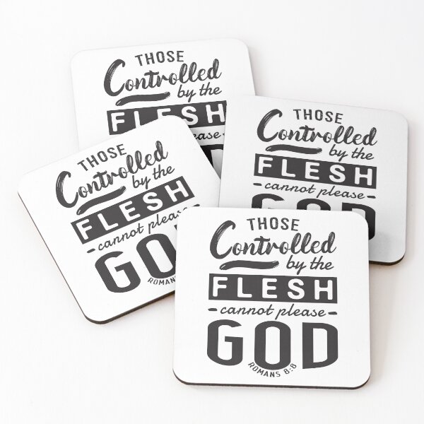 Item preview, Romans 8:8 Those Controlled By The Flesh Cannot Please God designed and sold by plushism.