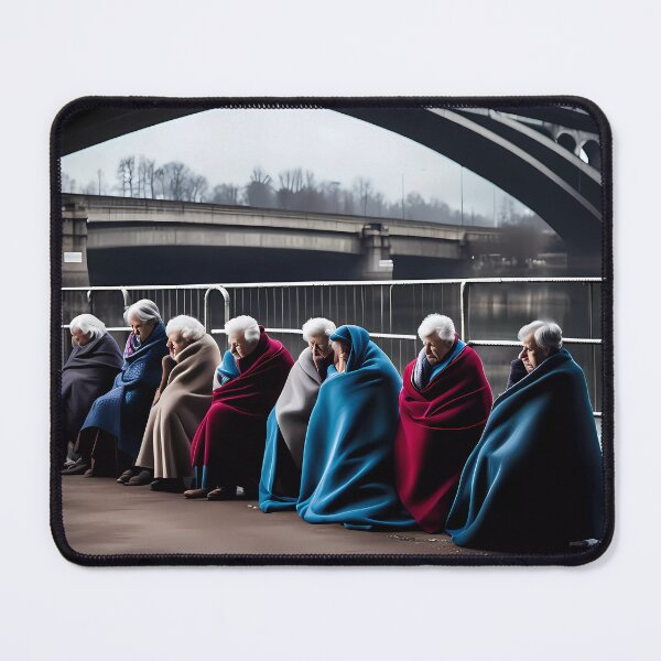 Item preview, Cold Pensioners under a bridge designed and sold by Colin Bentham.