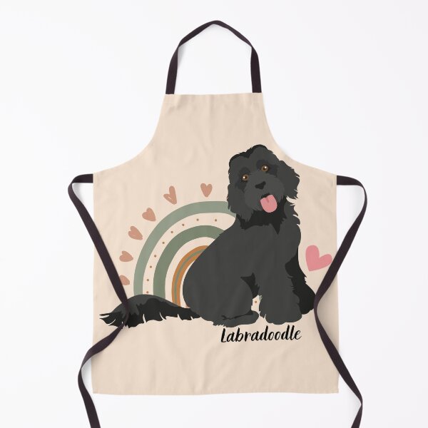 Item preview, Cute Black Labradoodle designed and sold by AnulaArt.