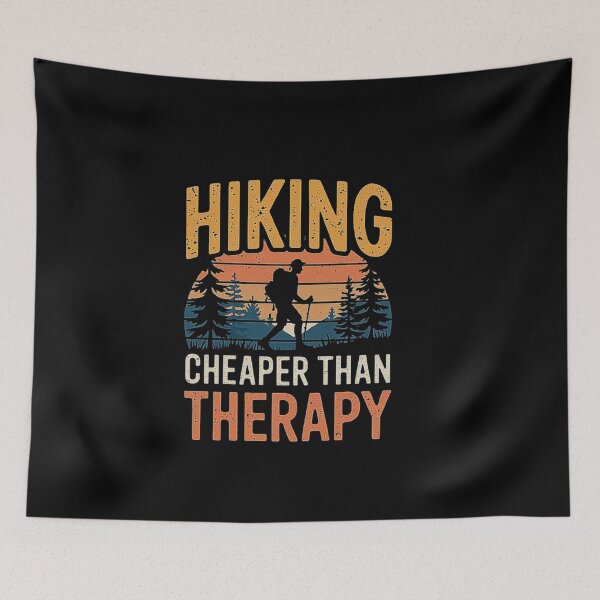 Item preview, Hiking: Cheaper Than Therapy for Nature Lovers designed and sold by love3617.