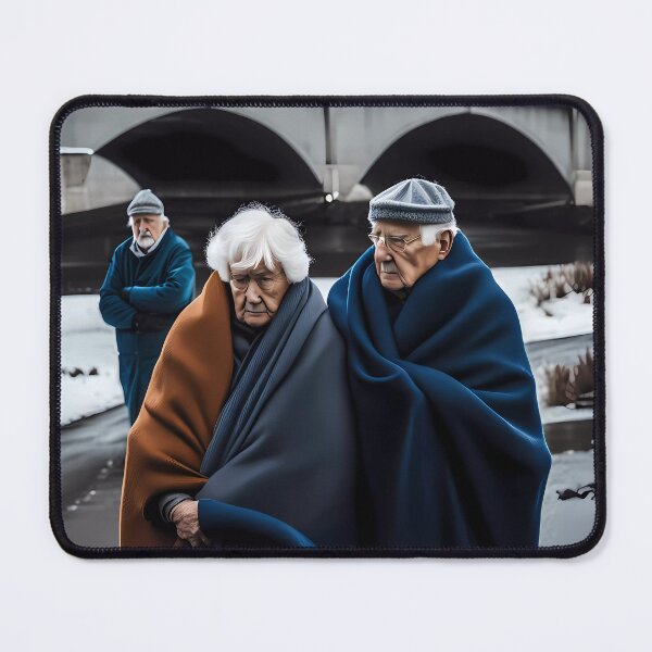 Item preview, Cold Pensioners under a bridge designed and sold by Colin Bentham.