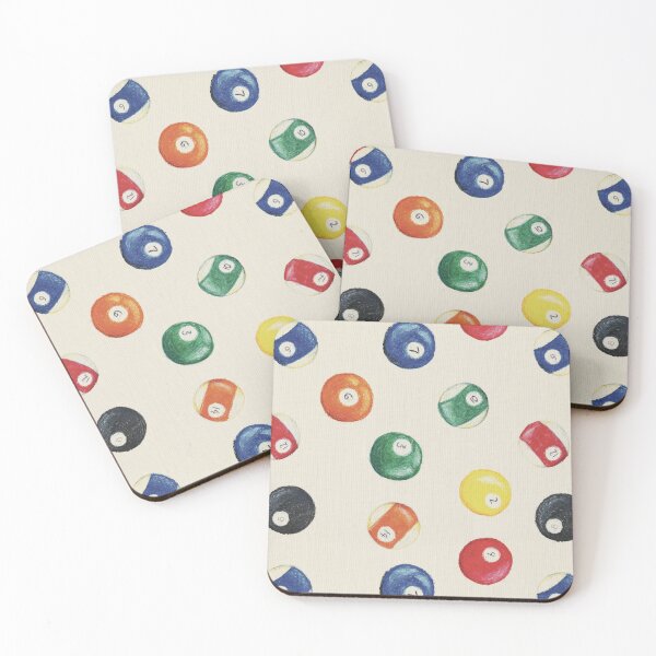 Item preview, Oil Pastel Vintage Billiards Print designed and sold by Alexandra Jones.