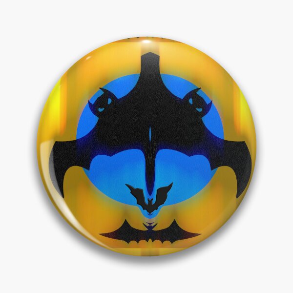 Item preview, ABSTRACT TRIBAL GEOMETRIC FUNNY BAT HALLOWEEN PAINTING designed and sold by Ralek.