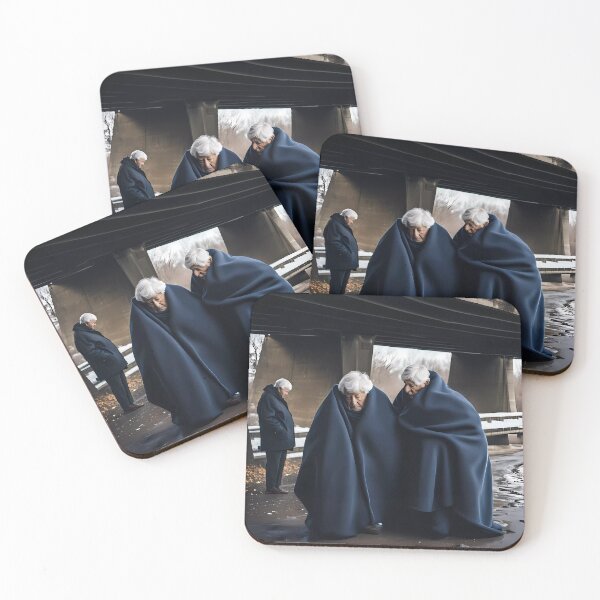 Item preview, Cold Pensioners under a bridge designed and sold by Colin Bentham.