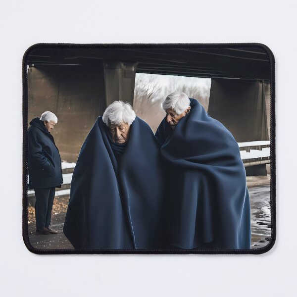 Item preview, Cold Pensioners under a bridge designed and sold by Colin Bentham.