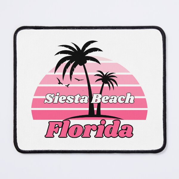 Item preview, Retro Cool Siesta Beach Florida Palm Tree at Sunset Souvenirs designed and sold by karmdaf.