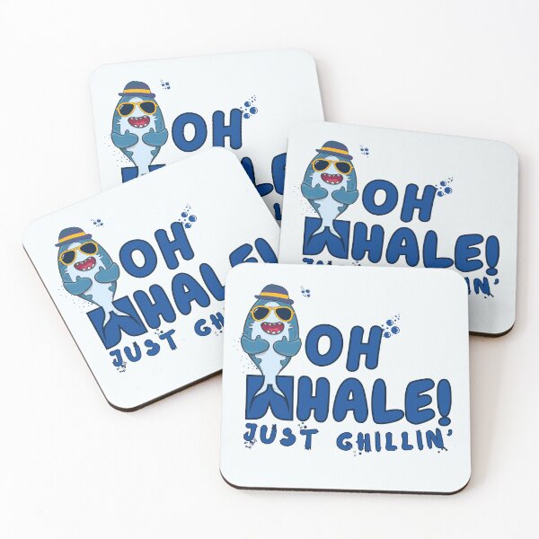 Item preview, Oh Whale Just Chilling designed and sold by 5Petals.