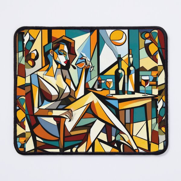 Item preview, Wine And Women Collection Cubism Art No:9 designed and sold by SofyaliArt.
