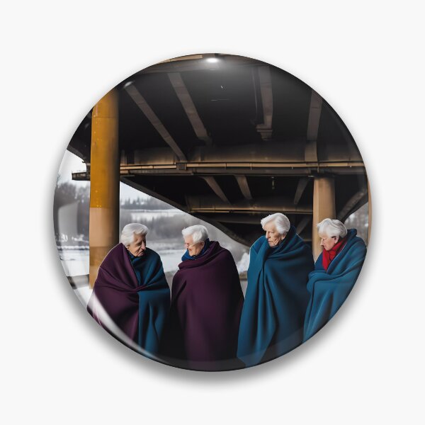 Item preview, Cold Pensioners under a bridge designed and sold by Colin Bentham.