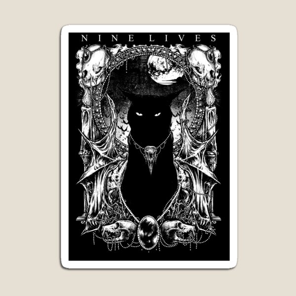 Aperçu de l'œuvre Chat Noir Chat Noir créée et vendue par ninelivesshop.