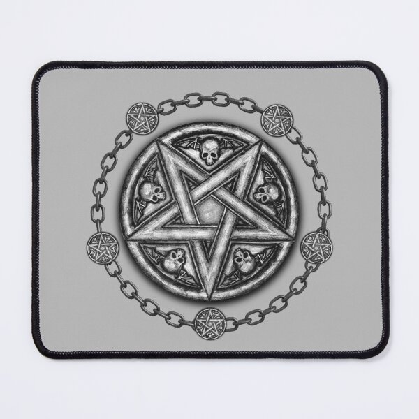 Item preview, Five Pointed Star Medallion - Skulls & Chains. designed and sold by OriginalDP.