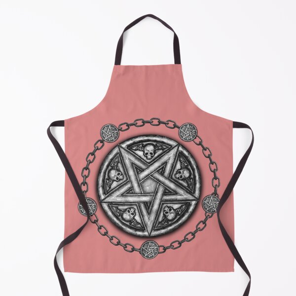 Item preview, Five Pointed Star Medallion - Skulls & Chains. designed and sold by OriginalDP.
