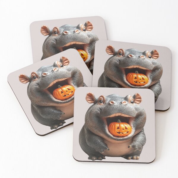 Item preview, Super cute Moo-deng for a super cool Halloween 11 designed and sold by Tem‑Tip of pen.