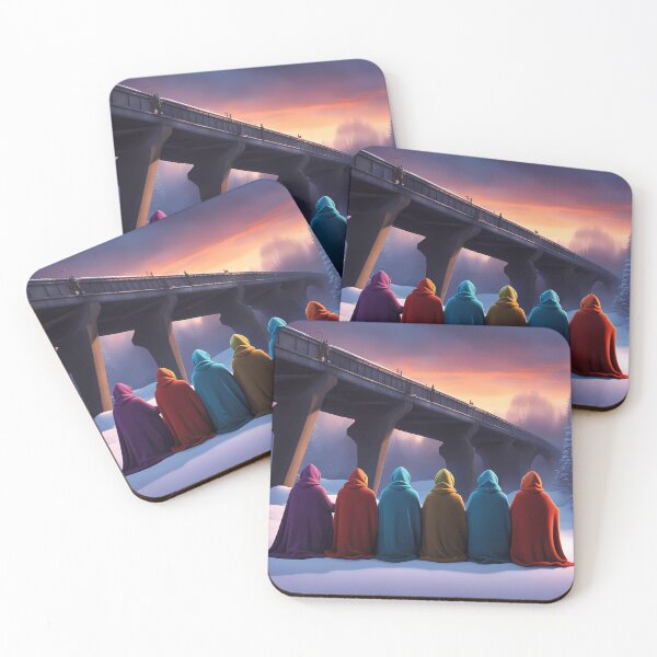Item preview, Cold Pensioners under a bridge designed and sold by Colin Bentham.