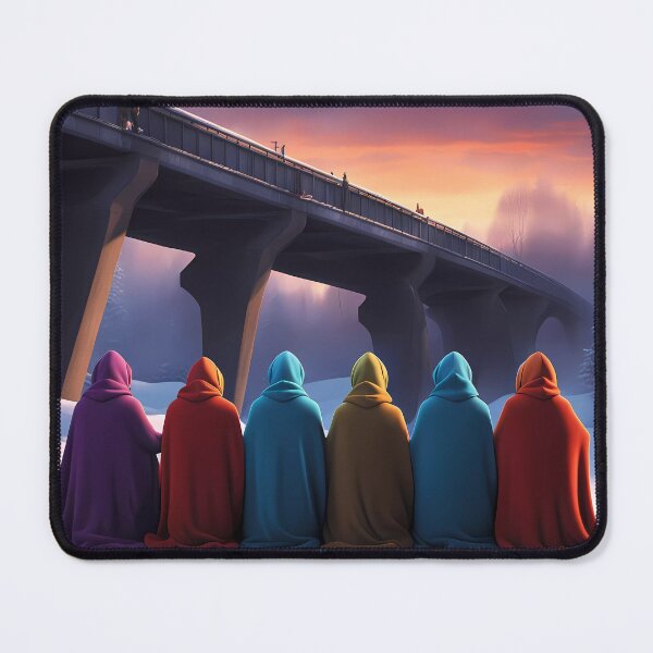 Item preview, Cold Pensioners under a bridge designed and sold by Colin Bentham.