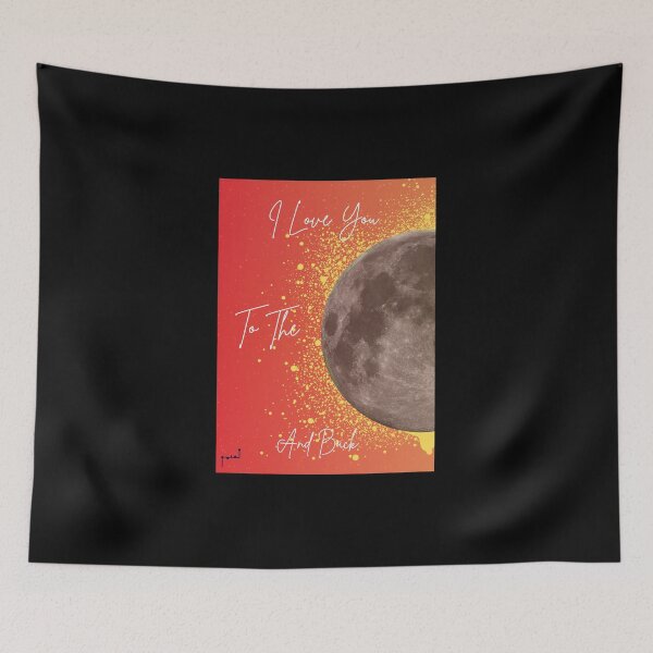 Item preview, I Love You To The Moon And Back Design  designed and sold by Musamem  Designs.