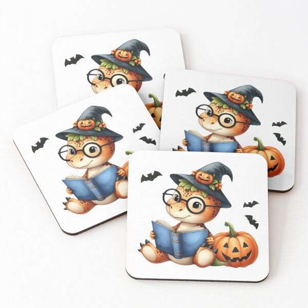 Item preview, Halloween Themed Cute Baby Dino Reading Book designed and sold by darsh30.