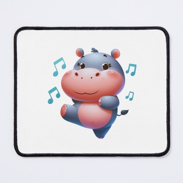 Item preview, "Happy Hippo Groove!" designed and sold by JAMESAMORN.