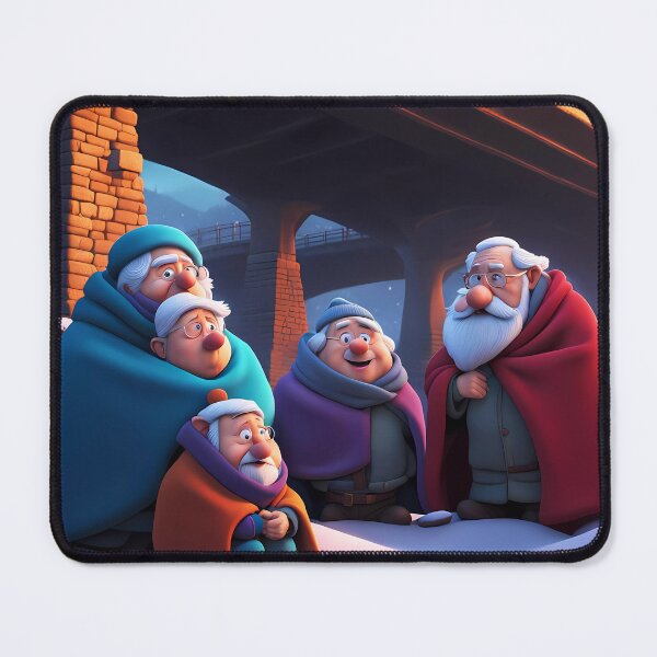Item preview, Cold Pensioners under a bridge designed and sold by Colin Bentham.