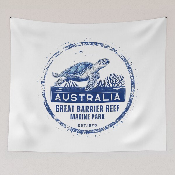 Item preview, Great Barrier Reef Marine Park - Australia designed and sold by GoodOldVintage.
