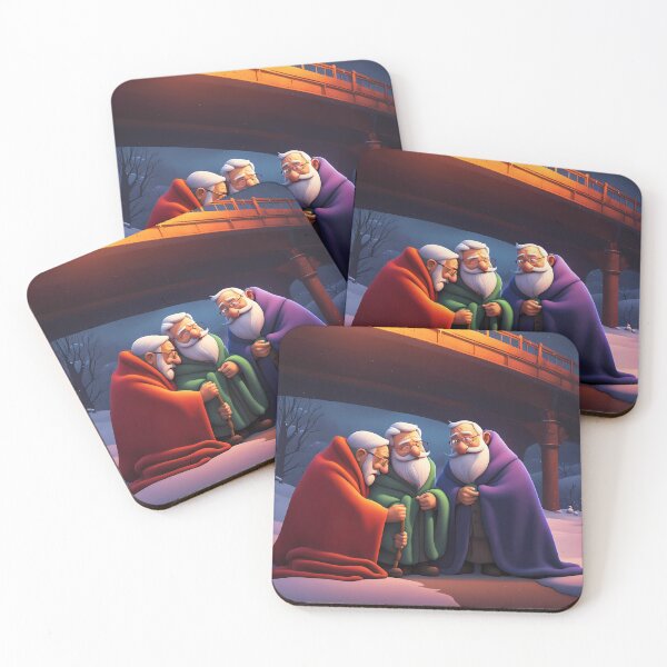 Item preview, Cold Pensioners under a bridge designed and sold by Colin Bentham.